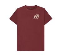 The Mountains are Calling Mountain Graphic T-Shirt Red Wine