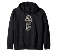 The Mountains Are Calling Nature Adventure Trail Explorer Zip Hoodie