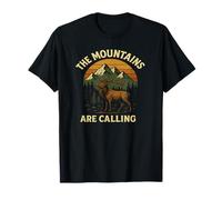 The Mountains are Calling Wildlife Elk T-Shirt