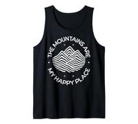 The Mountains are My Happy Place Vintage Hiking Adventure Tank Top