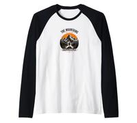 The Mountains Call Vintage, Hiker, Nature Raglan Baseball Tee