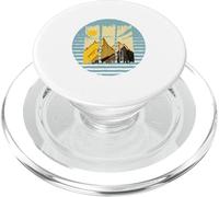 The Mountains Silhouette Adventure Workout Hiking Nature PopSockets PopGrip for MagSafe