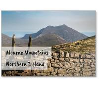 The Mourne Mountains, Beautiful Part of Northern Ireland, Fridge Magnet