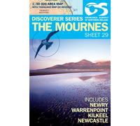 The Mournes Discoverer Map 29 ~ With free distance ruler