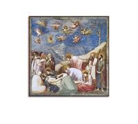 The Mourning of Christ by Giotto Di Bondone, Renaissance Art Poster, Famous Painting Picture Print Wall Art Poster Painting Canvas Posters Artworks Room Aesthetic 12x12inch(30x30cm)