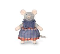 The Mouse Mansion Sam & Julia - Sams Mother Cuddly Toy - The Original from the Popular Children's Book Range - 1/12 Size for Standard Dollhouse - Contains: 1 Soft Toy Mouse 12 cm