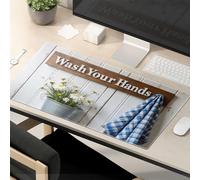 The Mouse Pad Funny Clean Hands, Happy Home: A Hygienic Reminder Mouse Pad Mousepad Gaming Fun Desk Accessories
