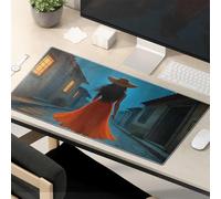 The Mouse Pad Funny Night Walk In The Old Town Mouse Pad Computer Mat For Desk Gaming Mousepad