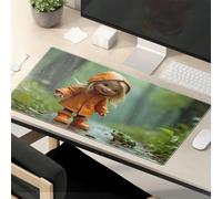 The Mouse Pad Funny Rainy Day In The Forest With A Frog Mouse Pad Mousepad Gaming Fun Desk Accessories