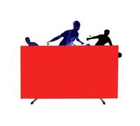 The movable Ping Pong Ball Baffle,Foldable Table Tennis Baffle - Heavy Duty Ping Pong Field Fence Surround Block for Home Practice，（Red，1 piece）