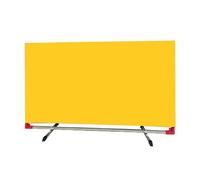 The movable Ping Pong Ball Baffle,Heavy Duty Table Tennis Baffle,Ping Pong Field Fence Surround Block,Portable To Stray Balls,Ready To Install ，（Yellow，1 piece）