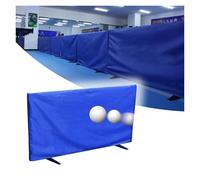 The movable Ping Pong Ball Baffle,Ping Pong Field Fence Surround, Removable The rotating bracket is foldable, Folding Table Tennis Ber Net for Blocked Areas，（Blue-140x72cm，Set of 1）