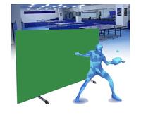 The movable Ping Pong Ball Baffle,Portable Table Tennis Baffle, Foldable Ping Pong Field Fence Surround Block, Galvanized Steel Pipe Frame, Easy To Install，（Green，10 pieces）