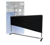 The movable Ping Pong Ball Baffle,Table Tennis Baffle, Easy to Install, Surround Block for Home Gym Community Playing Field，（140x72CM/6pieces）