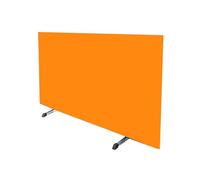 The movable Ping Pong Ball Baffle,Table Tennis Baffle, Portable Foldable Ping Pong Fence Surround, Easy Installation for Training and Competition，（Orange，6 pieces）