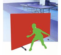 The movable Ping Pong Ball Baffle,Table Tennis Baffles, Table Tennis Court Fences, Obstacle Bloc Around Table Tennis Courts, Privacy Fences For Single Self-study Training With Swivel Bracke