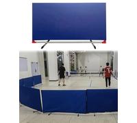 The movable Ping Pong Ball Baffle,Table Tennis Court Barrier, Removable Partition for Ping Pong Field, Play Room and Basement Divider，（2pcs）