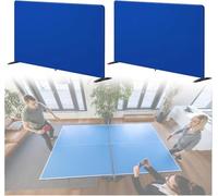 The movable Ping Pong Ball Baffle,Table Tennis Court Surround Barrier, Competition Baffle for Ping Pong Balls, Easy to Install Sports Field Fence，（Set of 2，200x72cm/78.7x28.3in）