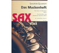 The muck's booklet. 26 pieces for every occasion: Baroque, choires, folk song, polka, marches etc. for saxophone quartet (AATT) (score and voices)