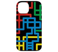 The Multicolor Geometric Patterns Case for iPhone 14