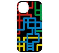 The Multicolor Geometric Patterns Case for iPhone 14 Plus