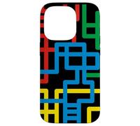 The Multicolor Geometric Patterns Case for iPhone 14 Pro