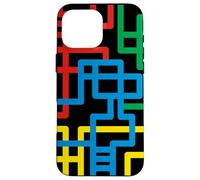 The Multicolor Geometric Patterns Case for iPhone 16 Pro Max