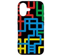 The Multicolor Geometric Patterns Case for iPhone 17