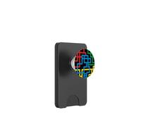 The Multicolor Geometric Patterns PopSockets PopWallet for MagSafe