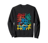 The Multicolor Gradient Geometric Patterns Sweatshirt