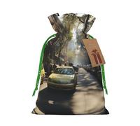 The Mumbai Filmcity Tours Print Reusable Gift Bags,Drawstring Gift Bags For Jewelry And Gifts,For Festive Occasions