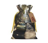The Mumbai Filmcity Tours Print Reusable Gift Bags,Drawstring Gift Bags For Jewelry And Gifts,For Festive Occasions