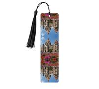 The Mumbai Filmcity Tours Print Wooden Bookmark, Rectangle Natural Wood Craft Tags with Tassels, Gift for Men and Women