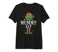 The Mummy Elf Group Matching Family Christmas Mum Funny Premium T-Shirt