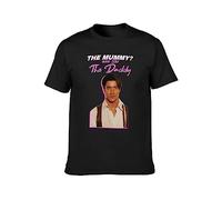 The Mummy More Like The Daddy Brendan Fraser Printed T-Shirt Mens Unisex Black Tees M