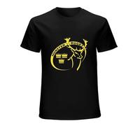 The Munster Rugby Men's T-Shirt Feel Soft Black 3XL