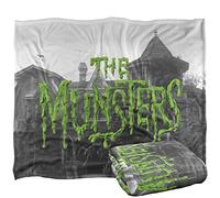 The Munsters Logo Silky Touch Super Soft Throw Blanket 152 X 127 cm, White