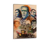 The Munsters Poster Room Decor Aesthetic Poster Artistic Poster for Bedroom Living Room Walls 12x18inch(30x45cm) Frame-Style