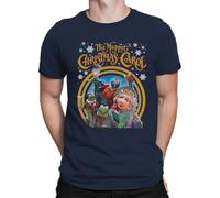 The Muppet Christmas Carol - Men's Christmas T-Shirt, navy blue, L