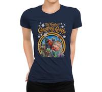 The Muppet Christmas Carol Women's T-Shirt, navy blue, L