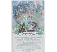 The Muppet Movie Poster Framed or Unframed Glossy Poster (A3-297 × 420 mm Black Framed)