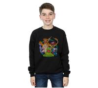 The Muppets Group Circle Sweatshirt Disney Black 12-13 Years