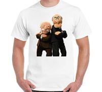 The Muppets Men T-Shirt Grumpy Old Men Mens Funny Retro Statler and Waldorf Men's T-Shirt White