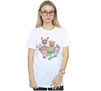 The Muppets Muppet Babies Colour Group Cotton Boyfriend T-Shirt Disney White 4XL