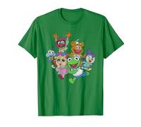 The Muppets Muppet Babies Colour Group T-Shirt, Men, Kelly Green, Large