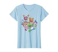 The Muppets Muppet Babies Colour Group T-Shirt, Women, Baby Blue, X-Small