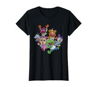The Muppets Muppet Babies Colour Group T-Shirt, Women, Black, 3X-Large