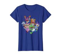 The Muppets Muppet Babies Colour Group T-Shirt, Women, Royal Blue, Large