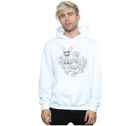 The Muppets Muppet Babies Mono Group Hoodie Disney White L