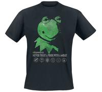 The Muppets Never trust a frog with a mole! T-Shirt black 4XL